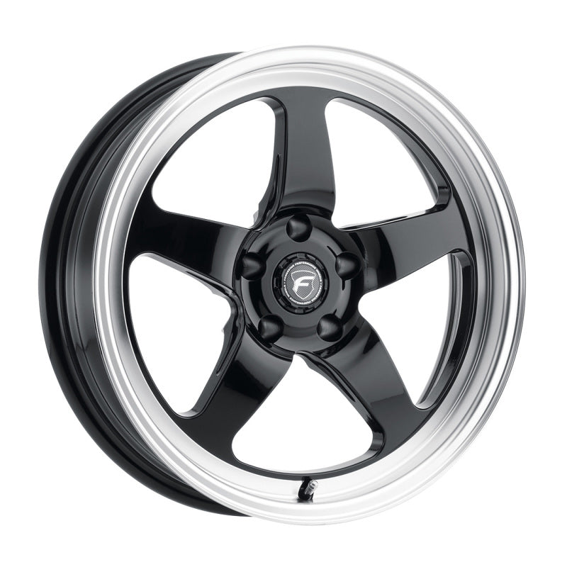 Forgestar F001 15X10 D5 Beadlock 5X114.3 ET50 BS7.5 Gloss Black w/ Machine Lip 78.1