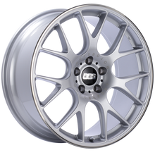 Charger l&#39;image dans la galerie, BBS CH-R 20x9 5x115 ET24 Diamond Silver Polished Rim Protector Wheel -82mm PFS/Clip Required