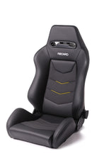 Load image into Gallery viewer, Recaro Speed V Passenger Seat - Black Leather/Yellow Suede Accent