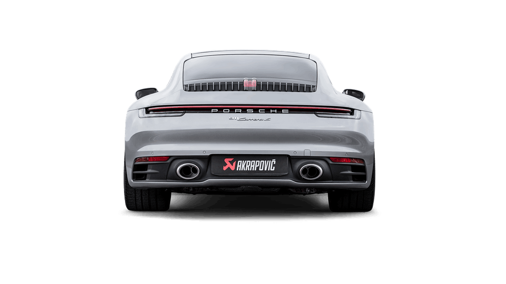 Akrapovic Slip-On Line (Titanium) for 2019+ Porsche 911 Carrera (992 w/Sport Exhaust) w/OPF/GPF - 2to4wheels