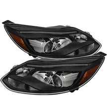Load image into Gallery viewer, Xtune Ford FocUS 12-14 Projector Headlights OE Style Halogen Model Only Black PRO-JH-FF12-LED-BK