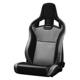 Recaro® - Cross Sportster ORV Series Driver Side Seat,Vinil Black Bolster & Vinyl Gray Insert (414.1OR.3206)