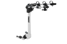 Charger l&#39;image dans la galerie, Thule Helium Pro 3 - Hanging Hitch Bike Rack w/HitchSwitch Tilt-Down (Up to 3 Bikes) - Silver