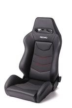 Load image into Gallery viewer, Recaro Speed V Driver Seat - Black Leather/Red Suede Accent