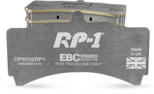 Cargar imagen en el visor de la galería, EBC Racing 2018+ Jeep Grand Cherokee Trackhawk 6.2L S/C RP-1 Race Front Brake Pads