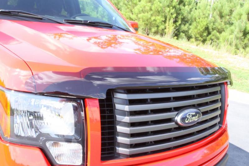 Lund 03-17 Chevy Express 1500 Interceptor Hood Shield - Smoke