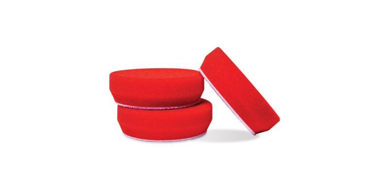 Griots Garage 3in Red Waxing Pads (Set of 3) - Case of 48
