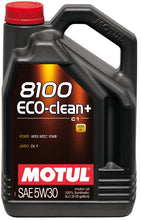 Cargar imagen en el visor de la galería, Motul 5L Synthetic Engine Oil 8100 ECO-CLEAN 5W30