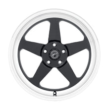 Cargar imagen en el visor de la galería, Forgestar F091 18X5.0 D5 Drag 5X114.3 ET-23 BS2.125 Gloss Black w/ Machine Lip 78.1