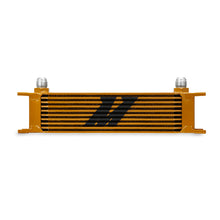 Load image into Gallery viewer, Mishimoto Universal 10 Row Oil Cooler - Gold