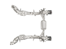 गैलरी व्यूवर में इमेज लोड करें, Akrapovic 16-17 Ferrari 488 GTB/488 Spyder Slip-On Line (Titanium) w/ Carbon Tips