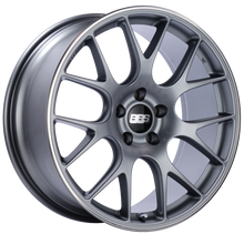Load image into Gallery viewer, BBS CH-R 20x9 5x120 ET29 Satin Titanium Polished Rim Protector Wheel -82mm PFS/Clip Required