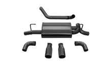 Cargar imagen en el visor de la galería, Corsa 18+ Jeep Wrangler JL 2.5in Dual Rear Exit Black Tips Sport Axle-Back Exhaust