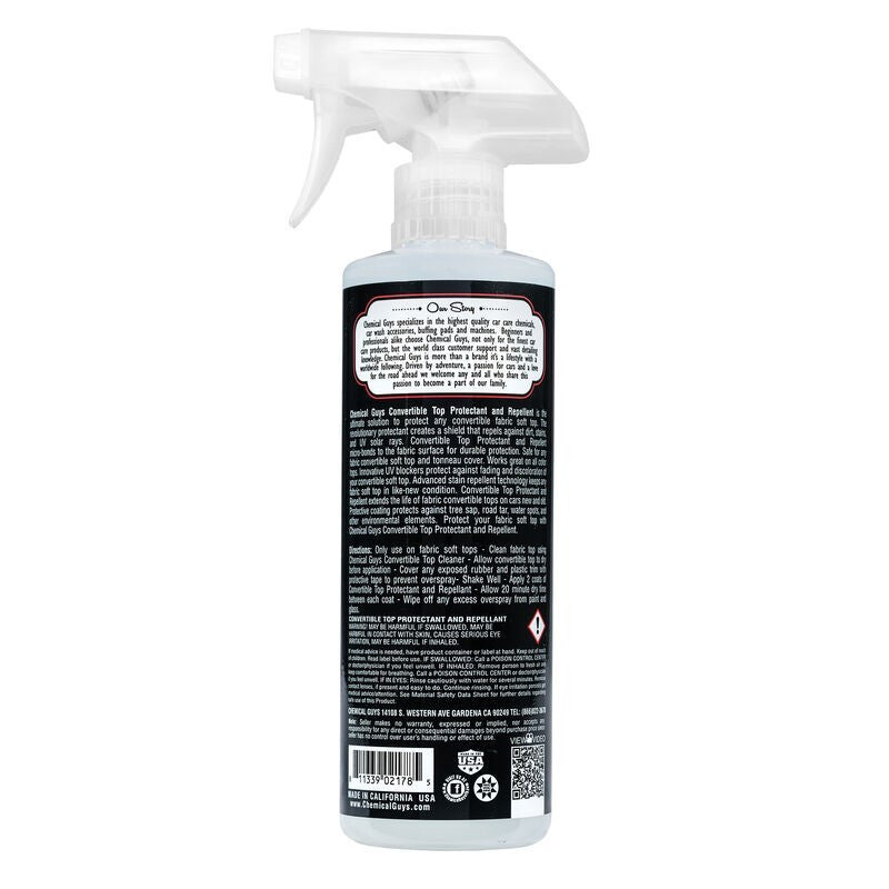 Chemical Guys Convertible Top Protectant & Repellent - 16oz (P6)