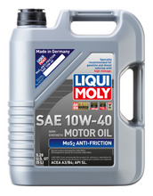 गैलरी व्यूवर में इमेज लोड करें, LIQUI MOLY 5L MoS2 Anti-Friction Motor Oil 10W40 - Case of 4