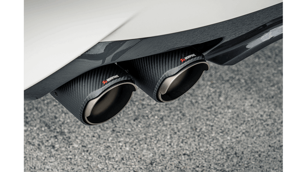 Akrapovic Slip-On Line (Titanium) w/Carbon Fiber Tips for 2019+ BMW Z4 M40i (G29) - 2to4wheels