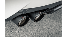 Carica l&#39;immagine nel visualizzatore di Gallery, Akrapovic Slip-On Line (Titanium) w/Carbon Fiber Tips for 2019+ BMW Z4 M40i (G29) - 2to4wheels
