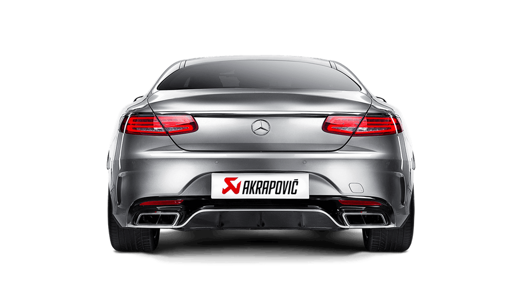 Akrapovic Evolution Line Titanium Cat Back w/ Carbon Tips (Req Link Pipe) for 2015-17 AMG S63 Coupe (C127) - 2to4wheels