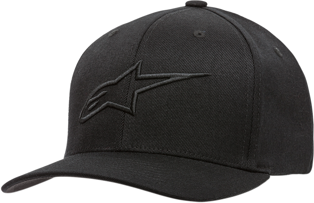 ALPINESTARS Ageless Curve Hat - Black/Black - Large/XL 1017810101010LX