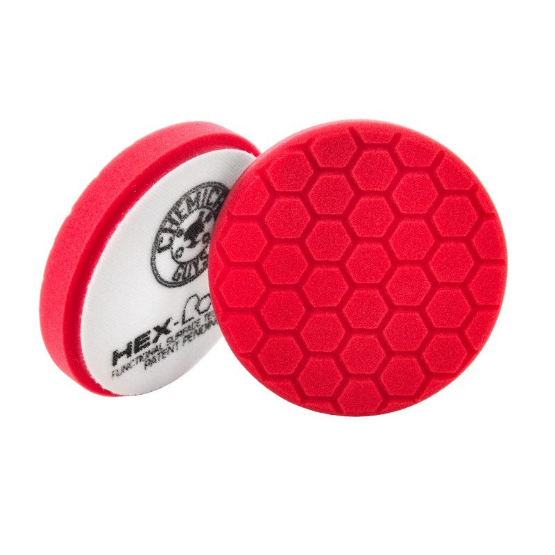 Chemical Guys Hex Logic Self-Centered Perfection Ultra-Fine Finishing Pad - Red - 6.5in (P12)