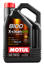 Load image into Gallery viewer, Motul 5L Synthetic Engine Oil 8100 5W30 X-Clean EFE - Single