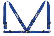 Load image into Gallery viewer, Sparco Belt 4Pt 3in/2in Competition Harness - Blue