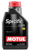 Cargar imagen en el visor de la galería, Motul 1L 100% Synthetic High Performance Engine Oil ACEA C2 BMW LL-12 FE+ 0W30 - Case of 12