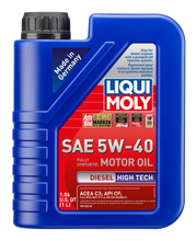 Load image into Gallery viewer, LIQUI MOLY 1L Diesel High Tech Motor Oil 5W40 - Case of 6