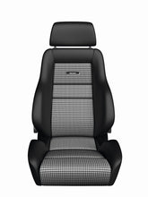गैलरी व्यूवर में इमेज लोड करें, Recaro Classic LS Seat - Black Leather/Pepita Fabric