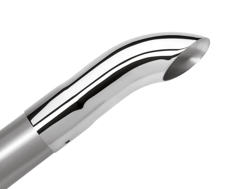 Borla Universal Polished Tip Single Round Turndown/Turnout (inlet 2 1/4in. Outlet 2 1/4in) *NO Retur