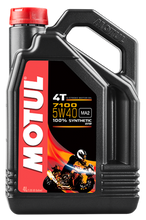 Load image into Gallery viewer, Motul 4L 7100 Synthetic Motor Oil 5W40 4T - Single