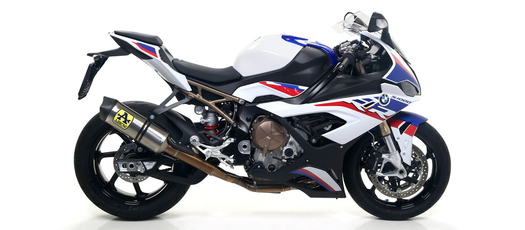 ARROW COMPETITION FULL SYSTEM LOW VERSION WITH STEEL COLLECTORS AND TITANIUM PRO-RACE EXHAUST for BMW S1000RR 2020 # 71204CP - 2to4wheels