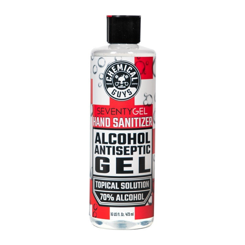 Chemical Guys Alcohol Antiseptic 70 Percent Topical Solution Hand Sanitizer - 16oz - Case of 6