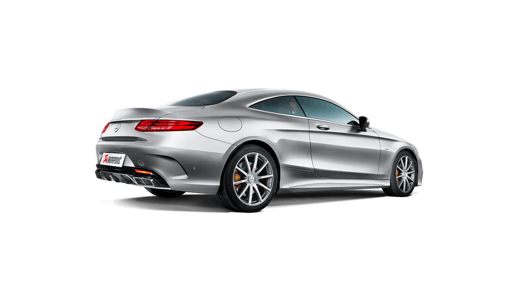 Akrapovic Evolution Line Titanium Cat Back w/ Carbon Tips (Req Link Pipe) for 2015-17 AMG S63 Coupe (C127) - 2to4wheels