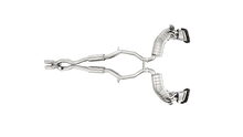 Carica l&#39;immagine nel visualizzatore di Gallery, Akrapovic Evolution Line Titanium Cat Back w/ Carbon Tips (Req Link Pipe) for 2015-17 AMG S63 Coupe (C127) - 2to4wheels