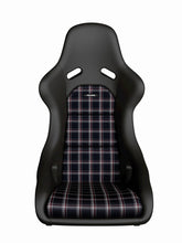 Charger l&#39;image dans la galerie, Recaro Classic Pole Position ABE Seat - Black Leather/Classic Checkered Fabric