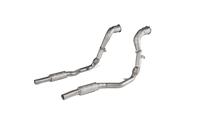 गैलरी व्यूवर में इमेज लोड करें, Akrapovic Link Pipe Set (SS) with Cat for 2020+ Audi RS Q8 (4M) - 2to4wheels