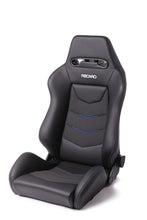Load image into Gallery viewer, Recaro Speed V Passenger Seat - Black Leather/Blue Suede Accent