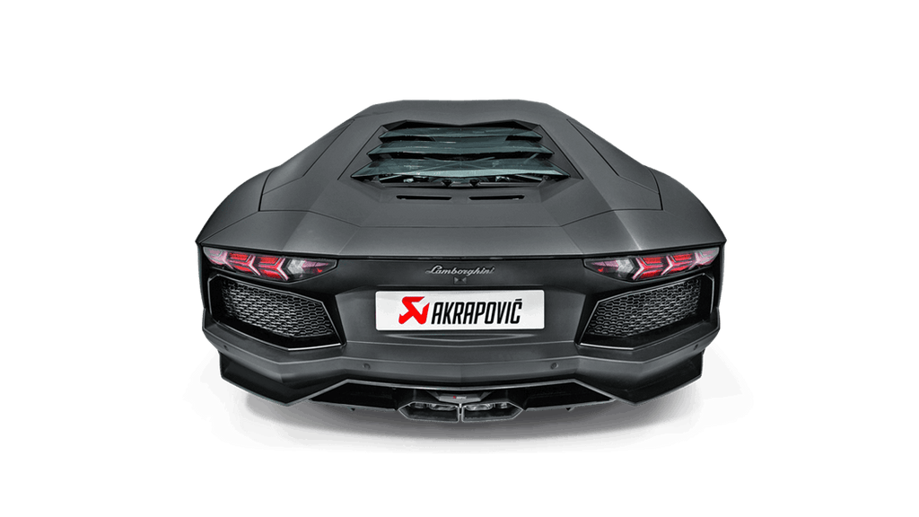 Akrapovic Slip-On Line (Titanium-Inconel) w/ Carbon Titanium Tips for 2011-17 Lamborghini Aventador - 2to4wheels