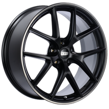Load image into Gallery viewer, BBS CI-R 19x8 5x114.3 ET38 Satin Black Polished Rim Protector Wheel -82mm PFS/Clip Required