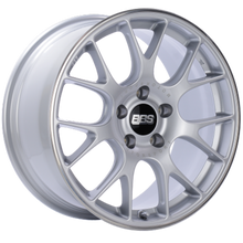 Charger l&#39;image dans la galerie, BBS CH-R 19x9.5 5x112 ET45 Brilliant Silver Polished Rim Protector Wheel -82mm PFS/Clip Required