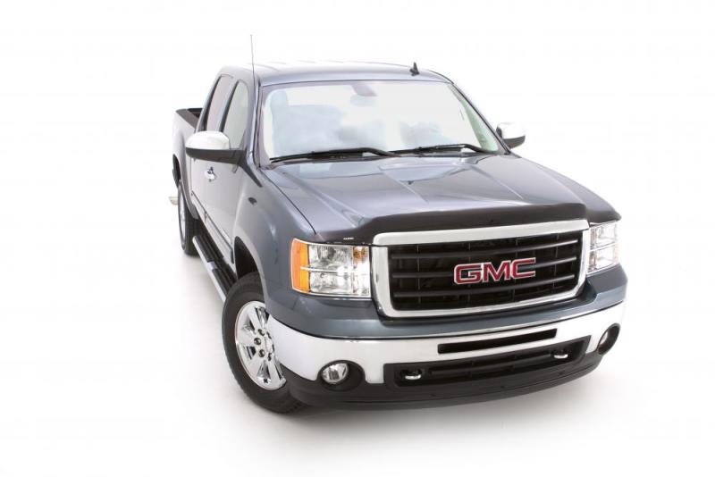 Lund 03-17 Chevy Express 1500 Interceptor Hood Shield - Smoke