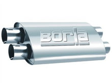 गैलरी व्यूवर में इमेज लोड करें, Borla Universal ProXS Muffler - Oval Dual/Dual Inlet/Outlet 2.5in Tubing 19inx4inx9.5in Case