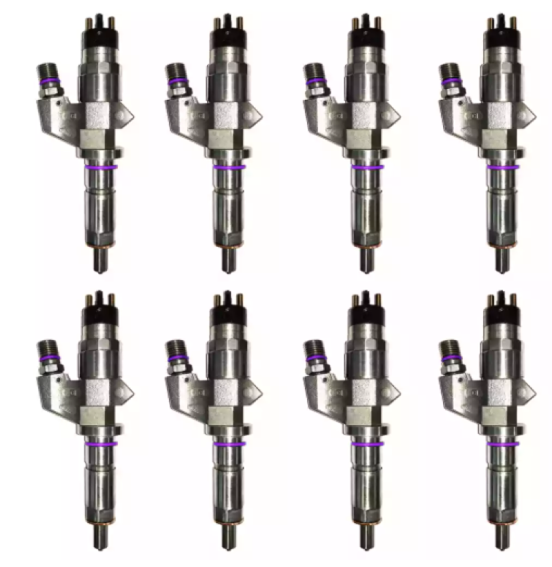 Exergy 01-04 Chevy Duramax LB7 Reman 60% Over Injector (Set of 8)