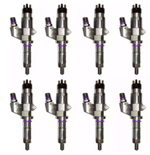 Laden Sie das Bild in den Galerie-Viewer, Exergy 01-04 Chevy Duramax LB7 Reman Sportsman Injector (Set of 8)