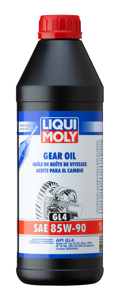 LIQUI MOLY 1L Gear Oil (GL4) SAE 85W90 - Case of 6