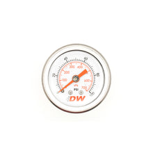 Cargar imagen en el visor de la galería, DeatschWerks 0-100 PSI 1/8in NPT Mechanical Fuel Pressure Gauge