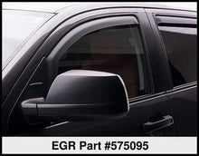 Carica l&#39;immagine nel visualizzatore di Gallery, EGR 07-12 Toyota Tundra Dbl Cab In-Channel Window Visors - Set of 4 - Matte