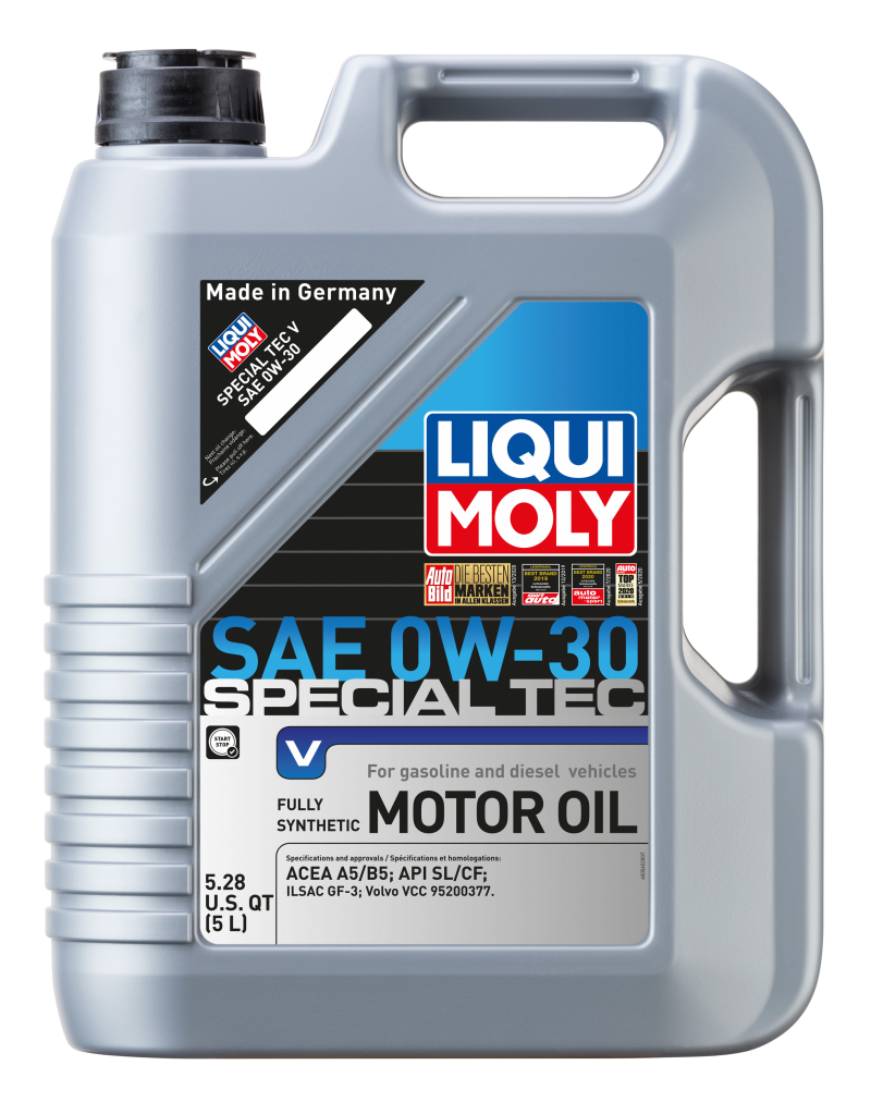 LIQUI MOLY 5L Special Tec V Motor Oil 0W30 - Case of 4