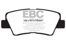 Load image into Gallery viewer, EBC 09-11 Hyundai Azera 3.3 Yellowstuff Rear Brake Pads
